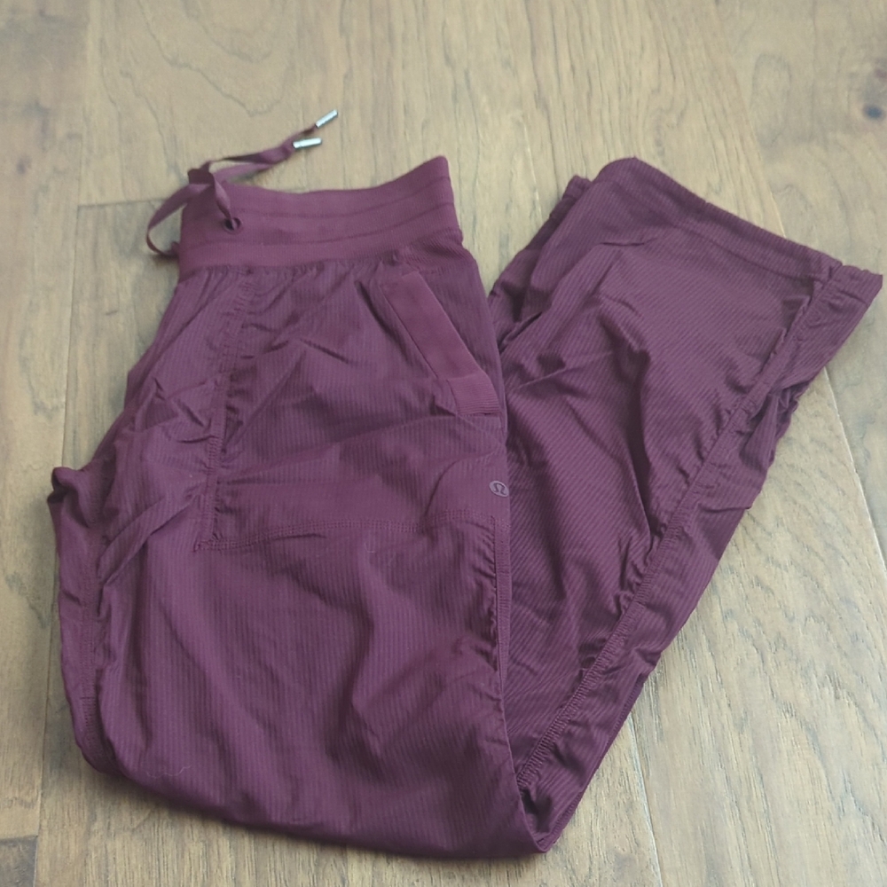 lululemon athletica Burgundy Track Pants